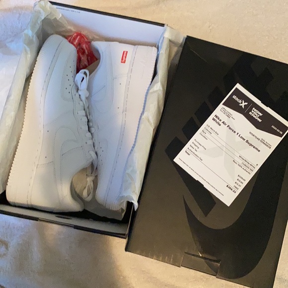 NEW Nike Air Force 1 Low Supreme Sneakers 8 / 10.5 - Picture 4 of 12